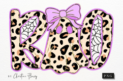 Leopard Print Boo Ghost PNG - 3 Color Variations Product Image 4