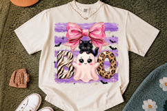 Boo Halloween Ghost PNG Sublimation, Coquette Halloween Product Image 2