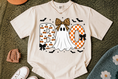 Boo Halloween Png,Girl Ghost Coquette Bow PNG Product Image 2