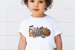 Boo Halloween sublimation PNG design