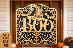 Boo Halloween SVG Laser Cut File Product Image 1