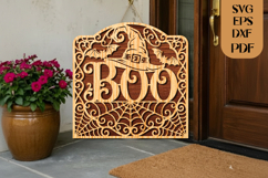 Boo Halloween SVG Laser Cut File Product Image 2