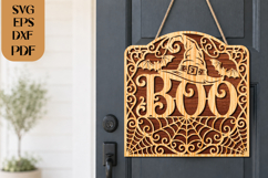 Boo Halloween SVG Laser Cut File Product Image 3