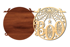 BOO Halloween SVG Laser Cut File Product Image 4