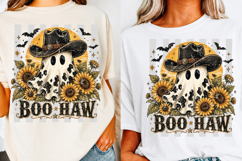 Boo Haw Ghost PNG,Western Halloween Sublimation Design Product Image 3