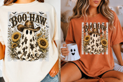 Boo Haw Ghost PNG,Western Halloween Sublimation PNG Product Image 3