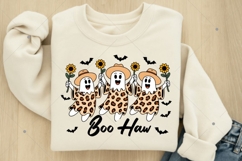 Boo Haw Ghosts PNG, Checkered Halloween PNG Product Image 8