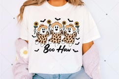 Boo Haw Ghosts PNG, Checkered Halloween PNG Product Image 2