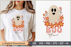 Boo Haw SVG | Halloween PNG | Halloween Clipart | Spooky PNG Product Image 1