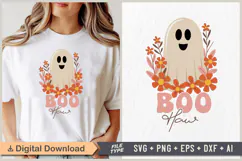 Boo Haw SVG | Halloween PNG | Halloween Clipart | Spooky PNG Product Image 1