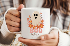 Boo Haw SVG | Halloween PNG | Halloween Clipart | Spooky PNG Product Image 2