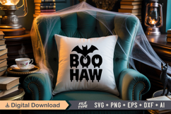 Boo Haw SVG File | Spooky Halloween SVG Product Image 3