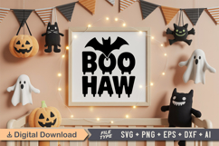 Boo Haw SVG File | Spooky Halloween SVG Product Image 5