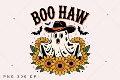 Boo Haw PNG, Cow Spot Ghost Western Halloween png Product Image 1