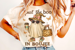 I Put The Boo In Boujee PNG, Spooky PNG, Halloween PNG, Fall Product Image 2