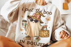 I Put The Boo In Boujee PNG, Spooky PNG, Halloween PNG, Fall Product Image 3
