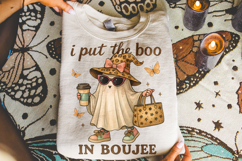 I Put The Boo In Boujee PNG, Spooky PNG, Halloween PNG, Fall Product Image 4