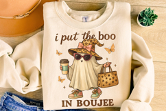 I Put The Boo In Boujee PNG, Spooky PNG, Halloween PNG, Fall Product Image 5