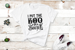 I Put the Boo in Boujee Halloween SVG Quote Product Image 3