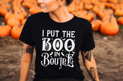 I Put the Boo in Boujee Halloween SVG Quote Product Image 4
