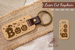 Boo Laser Cut Keychain Product Image 1