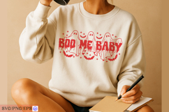Boo Me Baby Sassy Funny Halloween Quote SVG PNG Product Image 4