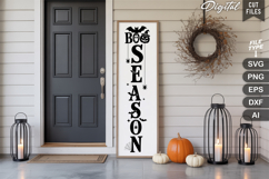 Boo Season SVG | Halloween Porch Sign | Halloween Sign Product Image 2
