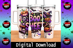Boo Sheet Halloween Png, Funny Ghost Boo Halloween PNG Product Image 8