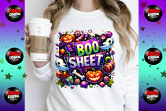 Boo Sheet Halloween Png, Funny Ghost Boo Halloween PNG Product Image 4