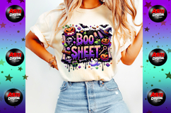 Boo Sheet Halloween Png, Funny Ghost Boo Halloween PNG Product Image 3