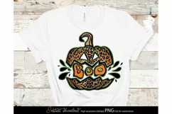 Halloween sublimation Boo png Halloween png Pumkin png Product Image 1
