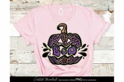 Halloween sublimation Boo png Halloween png Pumkin png Product Image 1