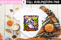 raccoon Halloween Ghost Sublimation PNG