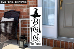 Boo To You SVG - Halloween Porch Sign Design Product Image 1
