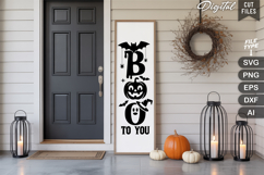 Boo to You SVG | Halloween Porch Sign | Halloween Sign Product Image 2