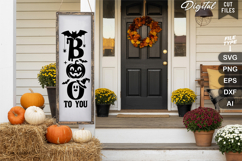 Boo to You SVG | Halloween Porch Sign | Halloween Sign Product Image 3