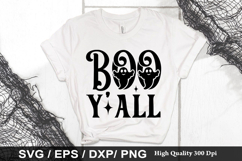 Boo Y&#039;all SVG - Halloween Design Product Image 1