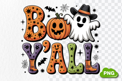Boo Y&#039;all PNG | Halloween Sublimation | Halloween PNG Product Image 2