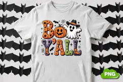 Boo Y'all PNG | Halloween Sublimation | Halloween PNG Product Image 3