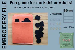 ITH Spider Halloween Tic Tac Toe Product Image 3