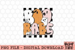 BOO Babe PNG Sublimation Design Product Image 2