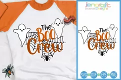 Halloween SVG - The Boo Crew Ghost Trick or treat cut file Product Image 1
