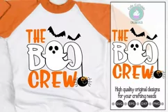 Halloween The Boo Crew SVG svg Trick or treat Design Product Image 1