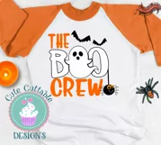 Halloween The Boo Crew SVG svg Trick or treat Design Product Image 2