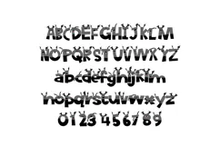 Boodle Bat- Cute Halloween Color Font Product Image 2