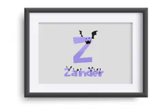 Boodle Bat- Cute Halloween Color Font Product Image 11