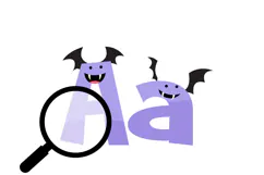 Boodle Bat- Cute Halloween Color Font Product Image 10