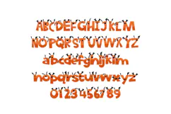 Boodle Bat- Cute Halloween Color Font Product Image 6