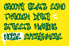 Boogie Blast | Webfont 3D Retro Graffiti for Websites Product Image 2