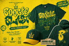 Boogie Blast | Webfont 3D Retro Graffiti for Websites Product Image 3
